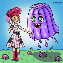 Mi Proyecto del curso: Creación de personajes para cuentos infantiles con Procreate. Un progetto di Illustrazione editoriale e Illustrazione digitale di Carolina Celaya - 22.03.2021