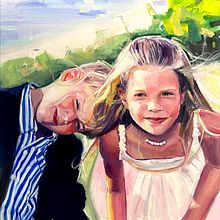 Kids at the Beach. Un projet de Illustration traditionnelle de A.J. Alper - 23.03.2021