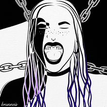llustración: Cadenas. Traditional illustration, and Vector Illustration project by Laura Brunneis - 03.23.2021