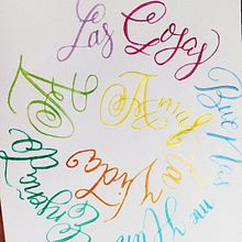 Mi Proyecto del curso: Caligrafía inglesa de la A a la Z. Calligraph project by Marta López Martín - 03.23.2021