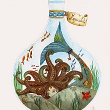 My project in Watercolor Techniques for Dreamlike Illustrations course. Children's Illustration, and Traditional illustration project by Ursula Castaldo - 03.23.2021