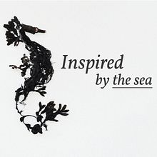 Inspired by the sea | Ilustraciones con objetos encontrados. Un projet de Direction artistique, Photographie et Illustration traditionnelle de Jessica Cidrás - 23.03.2021