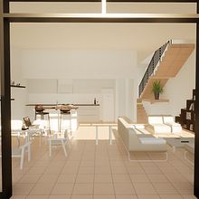 Mi Proyecto del curso: Diseño de interiores de principio a fin Vivienda 822. Een project van Architectuur van Josué Maldonado Morales - 24.03.2021