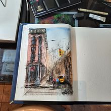 Proyecto 2. Watercolor Painting project by Luis Lopez - 03.24.2021