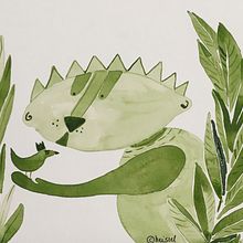 My project in Modern Watercolor Techniques course. Un progetto di Illustrazione tradizionale e Pittura ad acquerello di c_h_r_s_t_l - 05.05.2021