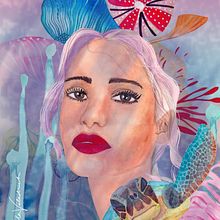 Mi Proyecto del curso: Retrato ilustrado en acuarela. Un proyecto de Bellas Artes e Ilustración tradicional de Gisela Viladrich - 24.03.2021