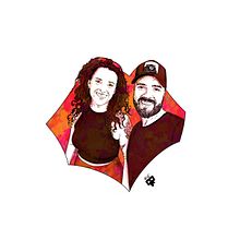 Retrato personalizado pareja color. Portrait Drawing, and Traditional illustration project by El Dibujante Secreto - 02.04.2021