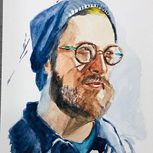 Retratos en acuarela. Un progetto di Belle arti, Pittura, Pittura ad acquerello, Disegno di ritratti e Illustrazione tradizionale di JOSE Rodriguez Carcaño - 27.05.2021