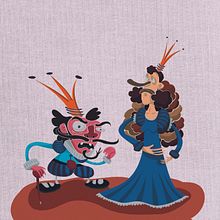Mi Proyecto del curso: Ilustración de personajes con estilo. Un progetto di Character design e Illustrazione tradizionale di Nicolás Martínez Hojas - 24.03.2021