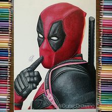 Deadpool. Un progetto di Animazione, Disegno e Disegno realistico di Juan Daniel Olivares Herrera - 24.03.2021
