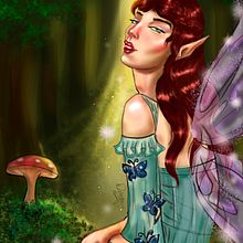 Mi Proyecto del curso: Retratos digitales de fantasía con Photoshop. Un progetto di  di Daniela García - 24.03.2021