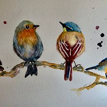 My First Real Project. Watercolor Painting project by kjothagard - 04.12.2021
