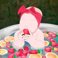 SWEET BABY . % Alejandra Rivera Silva tarafından hazırlanan Geleneksel illüstras, Ve on projesi - 03.25.2021