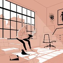 Deer. Interior Design, Character Design, Costume Design, Traditional illustration, and Digital Illustration project by Javier Martín Sanz de Bremond - 03.25.2021