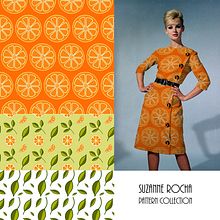 My project in Vector Pattern Creation and Commercialization course. Design, Fashion Design, Graphic Design, and Vector Illustration project by Suzanne Rocha - 03.29.2021