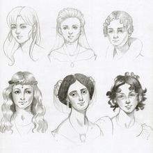 Estudios de retratos a lápiz . Un projet de Dessin au cra, on, Dessin artistique, Dessin de portrait , et Dessin réaliste de Jane Lasso - 25.03.2021