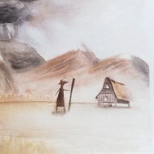 Projeto de livro ilustrado (em andamento). Traditional illustration project by Júlio Castro - 03.25.2021