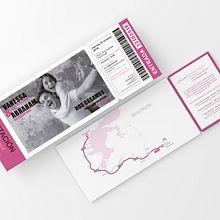 Invitación de boda. Un proyecto de Diseño gráfico de Elena Negrete Gil - 25.03.2021