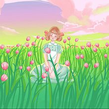 Field. Digital Drawing, Manga, and Traditional illustration project by Karen Ruiz Bohorquez - 03.25.2021