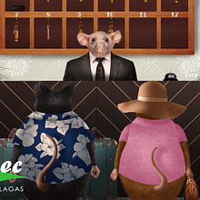 Ratones Control de plagas. Matte Painting project by Heber Barron - 03.26.2021