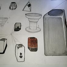 1.1 Bocina idea. Sketching project by FERNANDO SALAZAR RAMIREZ - 03.26.2021