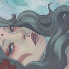 My project in Digital Fantasy Portraits with Photoshop course. Creativit project by Elvis Penguin - 03.26.2021