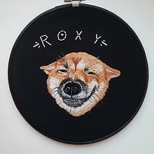 My project in Needle Painting for Beginners course. Een project van Borduurwerk, Naturalistische illustratie y Textielontwerp van Arina Drittel - 19.03.2021