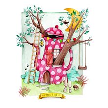 Tea-tree. Traditional illustration, Creativit, Watercolor Painting, and Drawing project by stef_de_la_cabane - 11.01.2020