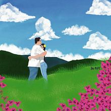 Rafa e Isa! El amor mas grande. . Un proyecto de Ilustración tradicional e Ilustración digital de Stephanie Argáez Urrego - 19.09.2020