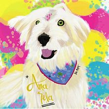 Retrato Amarela . Un proyecto de Ilustración tradicional e Ilustración digital de Stephanie Argáez Urrego - 26.03.2021