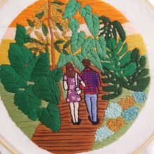 Mi Proyecto del curso: Introducción al bordado botánico. Embroider, and Botanical Illustration project by ailishr24 - 03.26.2021