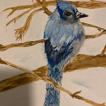 My project in Artistic Watercolor Techniques for Illustrating Birds course. Watercolor Painting project by Christine Combs - 03.27.2021