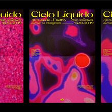 Liquid Sky x 404 Studio. Een project van Posterontwerp, Redactioneel ontwerp, Interactief ontwerp y Social media-ontwerp van Diego Cayuelas - 27.03.2021