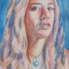 Mein Kursprojekt: Artistische Aquarellporträts. Watercolor Painting project by Irmgard Ariallah - 03.27.2021