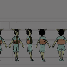Meu projeto do curso: Design de personagens para animação com Photoshop. Character Animation project by isacpassis - 03.27.2021