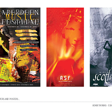 Festival and Exhibition Posters. Graphic Design project by Adam Thomas - 03.27.2021