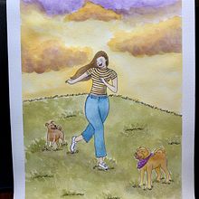 Mi Proyecto del curso: Ilustración de escenas narrativas en acuarela. Watercolor Painting project by Wendy Saldaña Conejo - 03.27.2021