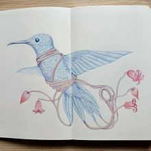 My project in Surrealist Illustration Inspired by Nature course. Traditional illustration, Pencil Drawing, and Sketching project by opdebeeck.anja - 03.27.2021
