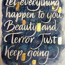 Mi Proyecto del curso: Caligrafía itálica con brush pen. Un proyecto de Caligrafía y Pintura a la acuarela de Natalia Jonard - 27.03.2021