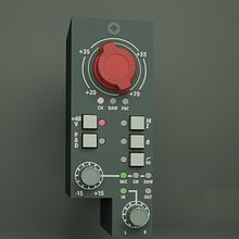 Full channel of Neve's Genesys Black. 3D project by Miguel Taboada - 03.27.2021