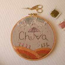 Entre erros e acertos, na falta de tempo do dia a dia, sinto falta da chuva e de bordar.. Un projet de Broderie de symontenegro - 27.03.2021