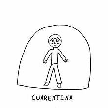 La Cuarentena . Caiet de schițe de Mateo Carreño - 03.28.2021