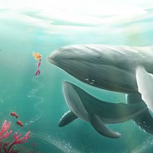 Ilustración Fondo marino. Projekt z dziedziny Ilustracje dla dzieci użytkownika Batirtze Abuin - 28.03.2021