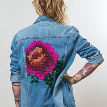 Mi Proyecto del curso: Introducción al punto de cruz contemporáneo. Projekt z dziedziny Craft użytkownika Ignacia Jullian - 28.03.2021