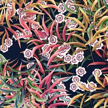 Randomised floral pattern- Scarf design. Botanical Illustration, Fashion Design, Traditional illustration, Pattern Design, and Product Design project by Nina Ćulafić - 01.28.2021