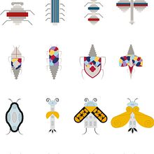Insectos arquitectónicos. Un projet de Design graphique de Maider Fernández - 28.03.2021