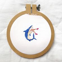 Tiburón.. Un progetto di Ricamo di Valentina Artero - 28.03.2021