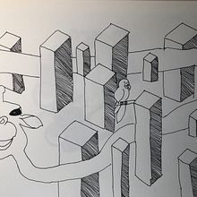 Meu projeto do curso: A arte de desenhar: transforme seus rabiscos em arte. Un proyecto de Dibujo de Rahel - 28.03.2021