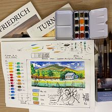 Mi Proyecto del curso: Cuaderno de viaje en acuarela . Lukisan Cat Air proyek oleh Rafael Manzano Gomez - 03.28.2021