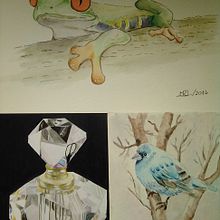 Acuarelas y crayones . Watercolor Painting project by Mairim Rojas - 03.29.2021
